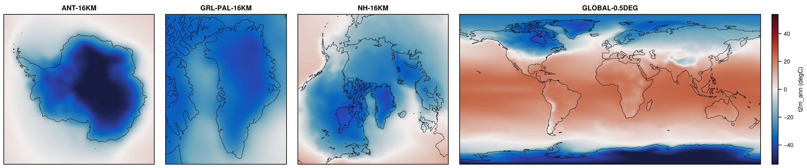 Paleoclimate-PMIP4-INM-CM4-8-lgm on ANT-16KM, GRL-PAL-16KM, NH-16KM, GLOBAL-0.5DEG: t2m_ann.